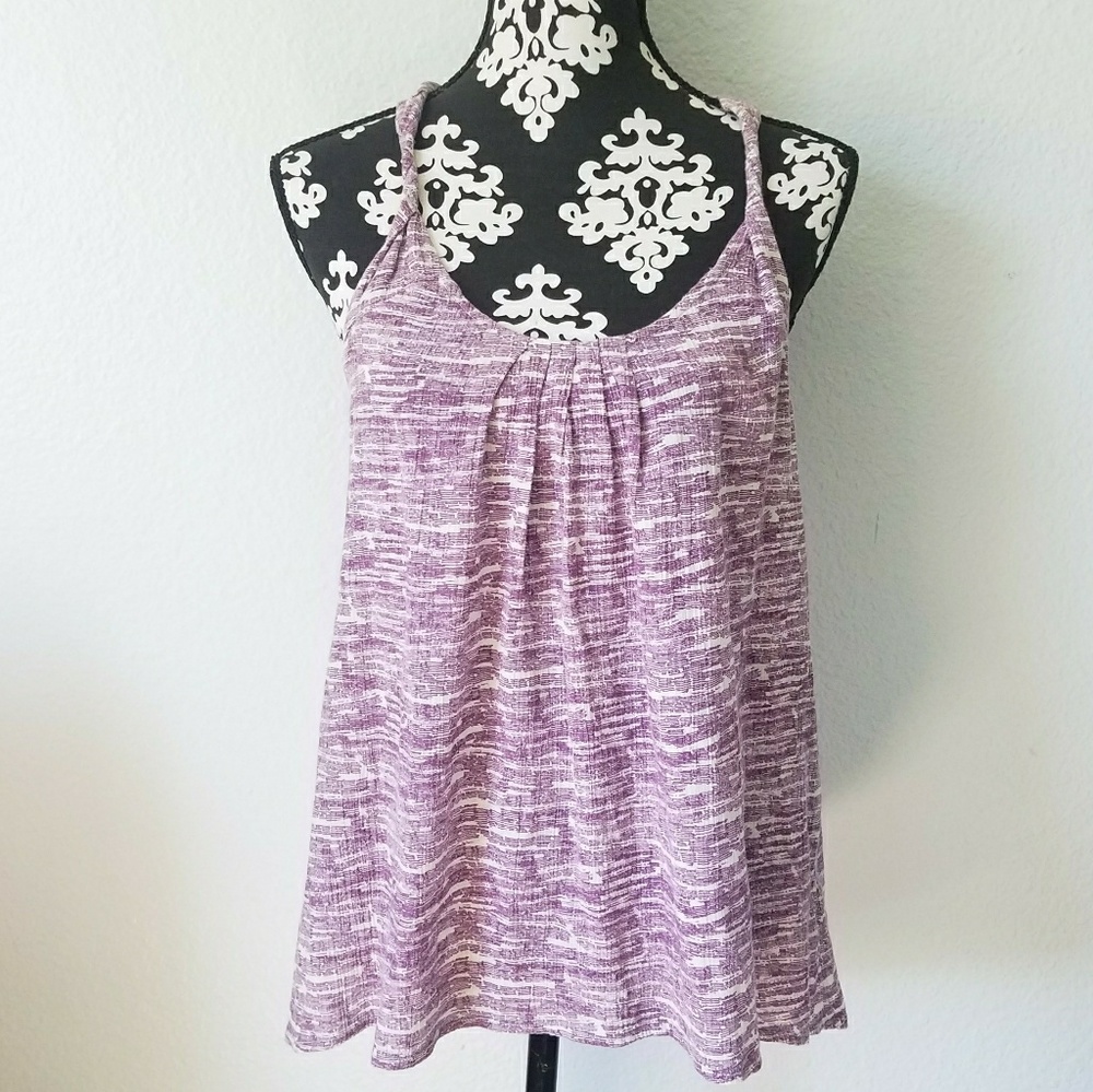 Converse purple tank with racerback